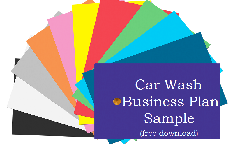 business plan for small car wash